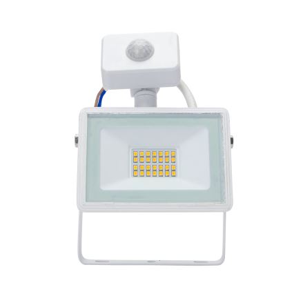 Aigostar - LED Reflektor se senzorem LED/20W/230V 4000K IP65 bílá