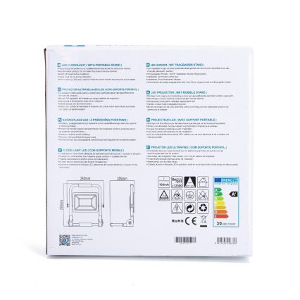 Aigostar - LED Reflektor se stojanem LED/30W/230V IP44