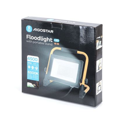 Aigostar - LED Reflektor se stojanem LED/50W/230V 6500K IP65
