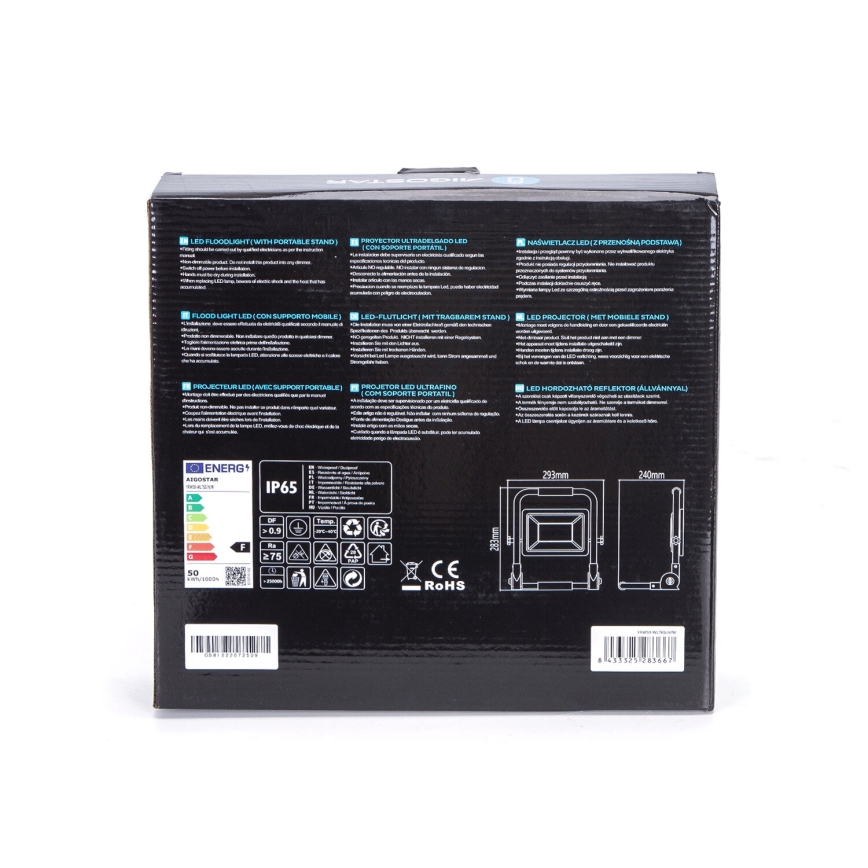 Aigostar - LED Reflektor se stojanem LED/50W/230V 6500K IP65