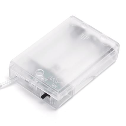 Aigostar - LED  řetěz 100xLED/3xAA 10,3m studená bílá