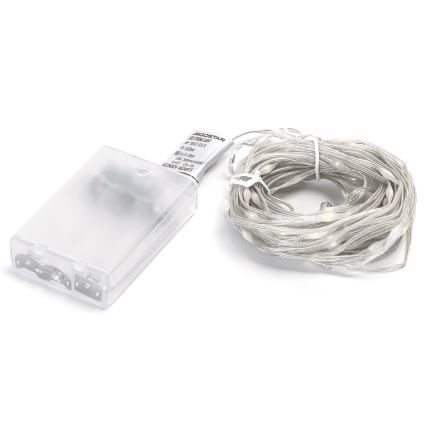 Aigostar - LED  řetěz 100xLED/3xAA 10,3m teplá bílá