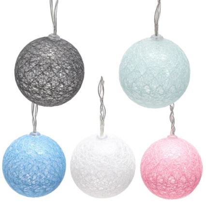 Aigostar - LED  řetěz 10xLED/3xAA 2m teplá bílá