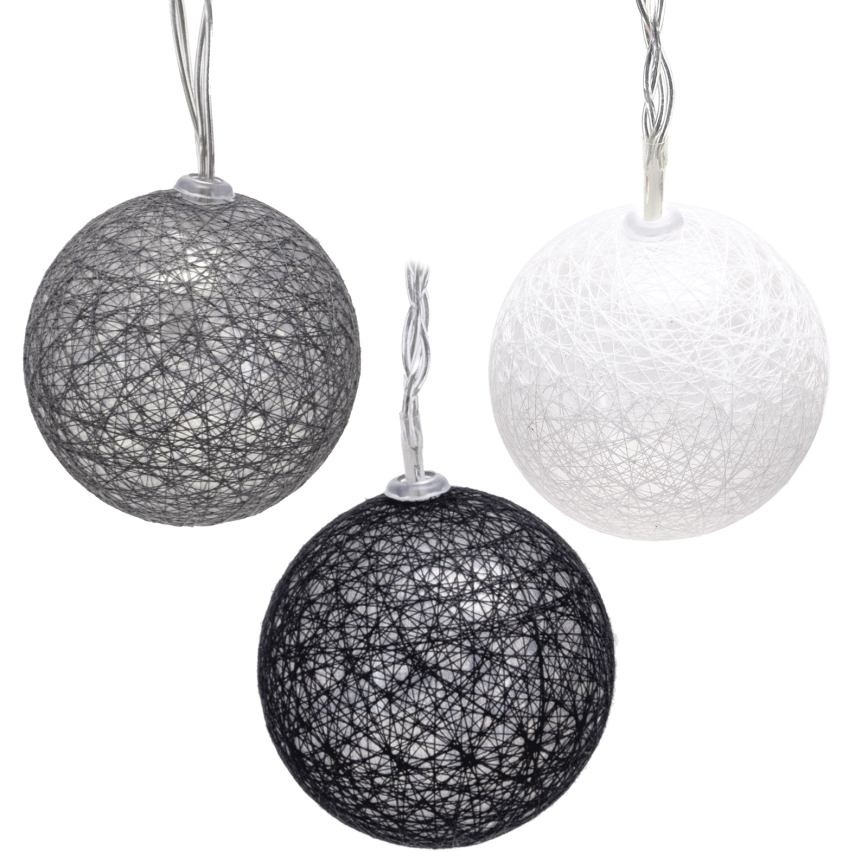 Aigostar - LED  řetěz 10xLED/3xAA 2m teplá bílá