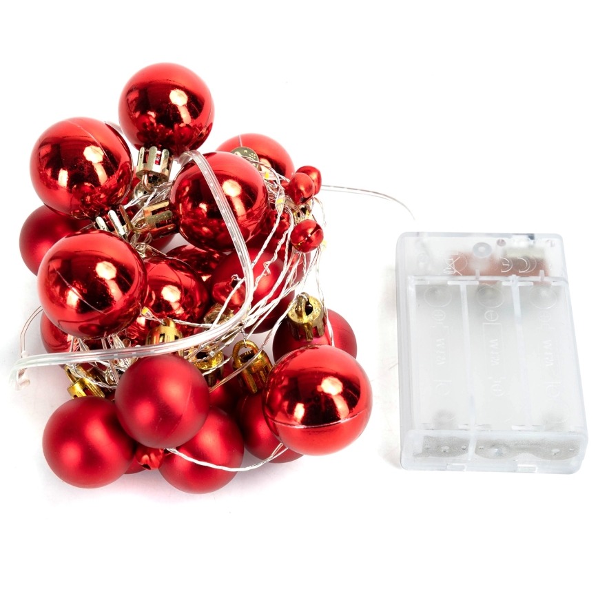 Aigostar - LED  řetěz 20xLED/3xAA 2m teplá bílá