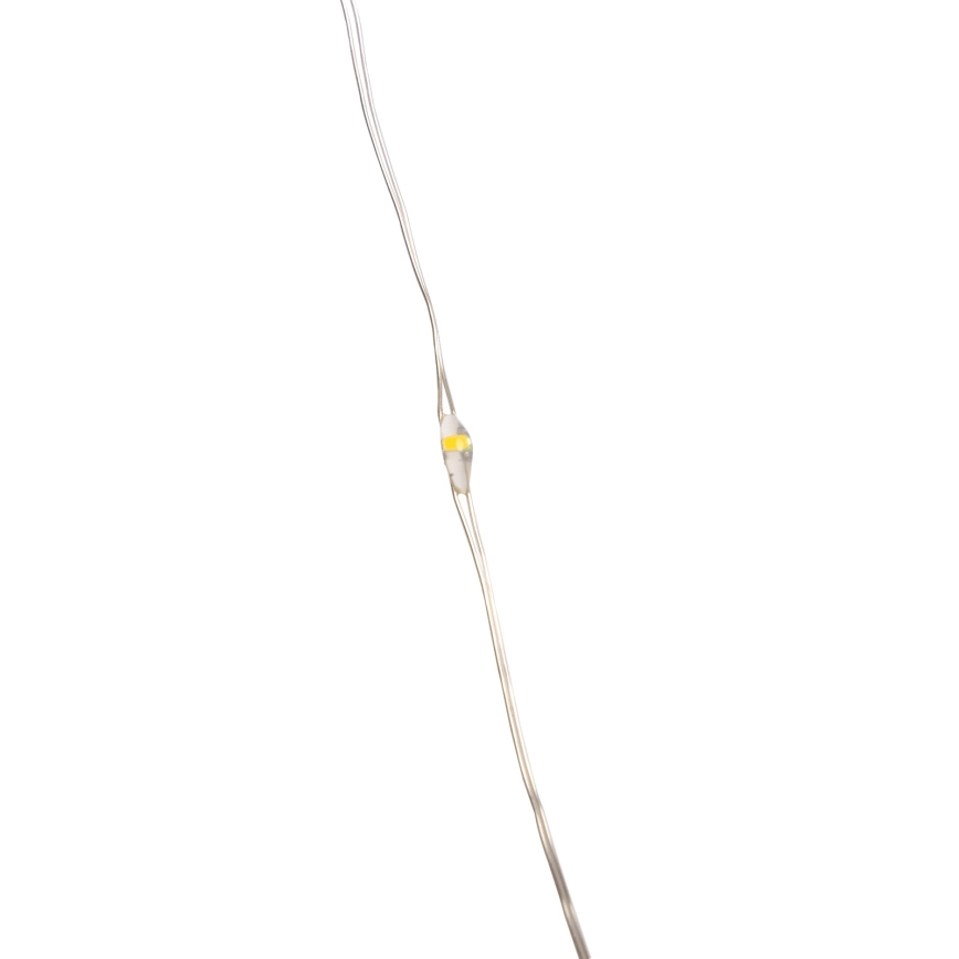 Aigostar - LED Venkovní řetěz 50xLED/3xAA 5,3 m teplá bílá