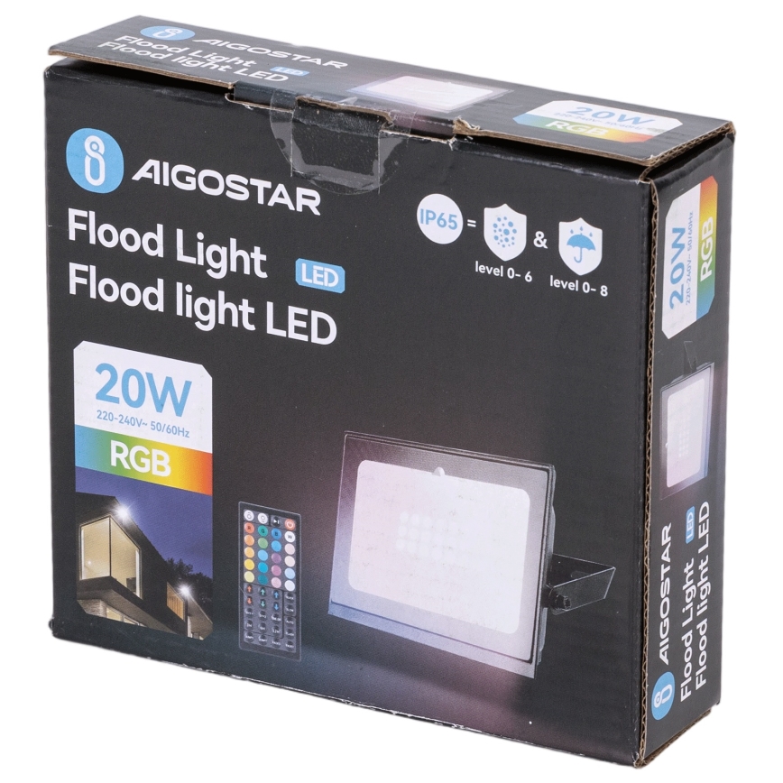 Aigostar - LED RGB Reflektor LED/10W/230V IP65 + dálkové ovládání