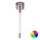 Aigostar - LED RGB Solární lampa LED/0,006W/1,2V 40 mAh 36,7cm matný chrom IP44