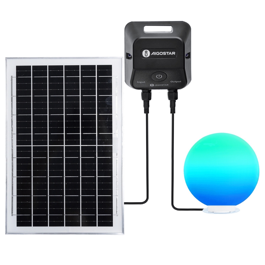 Aigostar - LED RGB Stmívatelná venkovní lampa MESH LED/35W/3,7V 4000mAh 2700-6500K IP65 pr. 50 cm