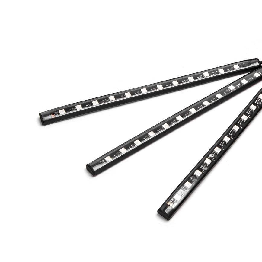 Aigostar - LED RGB Stmívatelné pásky do auta LED/4,5W/5V + dálkové ovládání