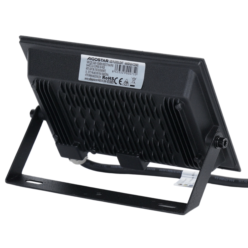 Aigostar - LED RGB Stmívatelný reflektor LED/50W/230V IP65 + dálkové ovládání