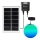 Aigostar - LED RGB Stmívatelný solární lustr MESH LED/20W/3,7V 4000 mAh 2700K-6500K IP65 pr. 20 cm