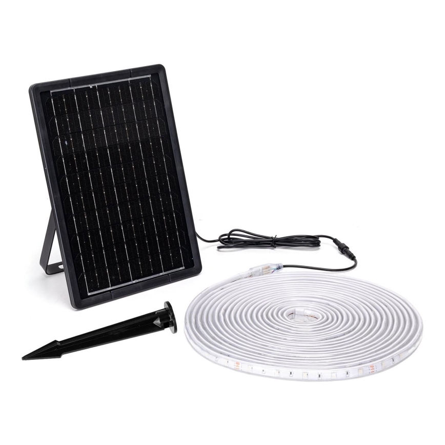 Aigostar - LED RGB Stmívatelný solární pásek LED/10W/3,2V 10 m IP65 8000 mAh + dálkové ovládání