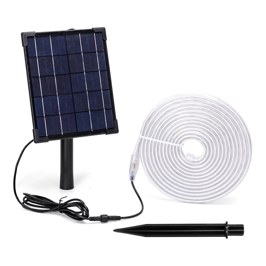 Aigostar - LED RGB Stmívatelný solární pásek LED/5W/3,2V 5+2m IP65 4000 mAh + dálkové ovládání