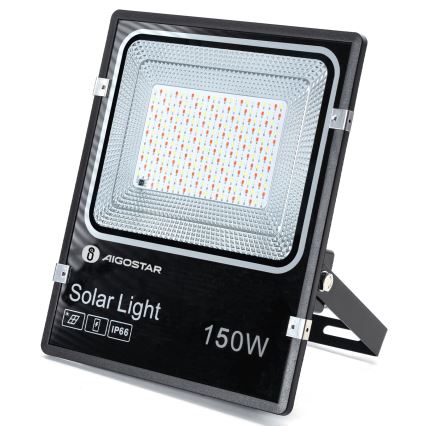 Aigostar - LED RGB Stmívatelný solární reflektor LED/150W/3,2V IP66 12000 mAh + dálkové ovládání