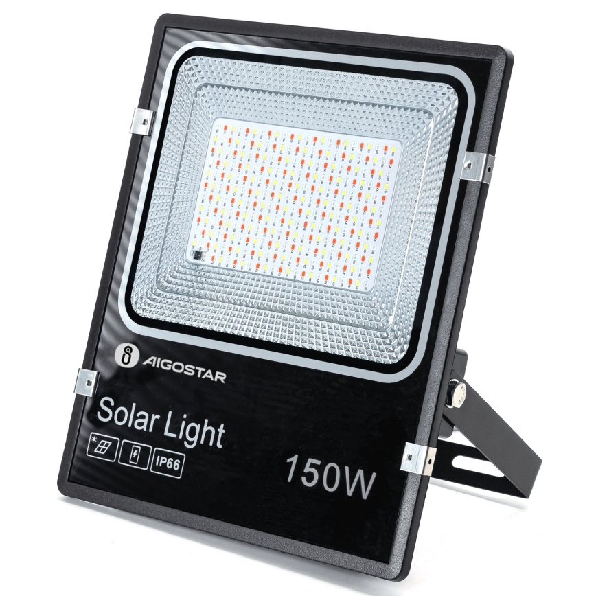Aigostar - LED RGB Stmívatelný solární reflektor LED/150W/3,2V IP66 12000 mAh + dálkové ovládání