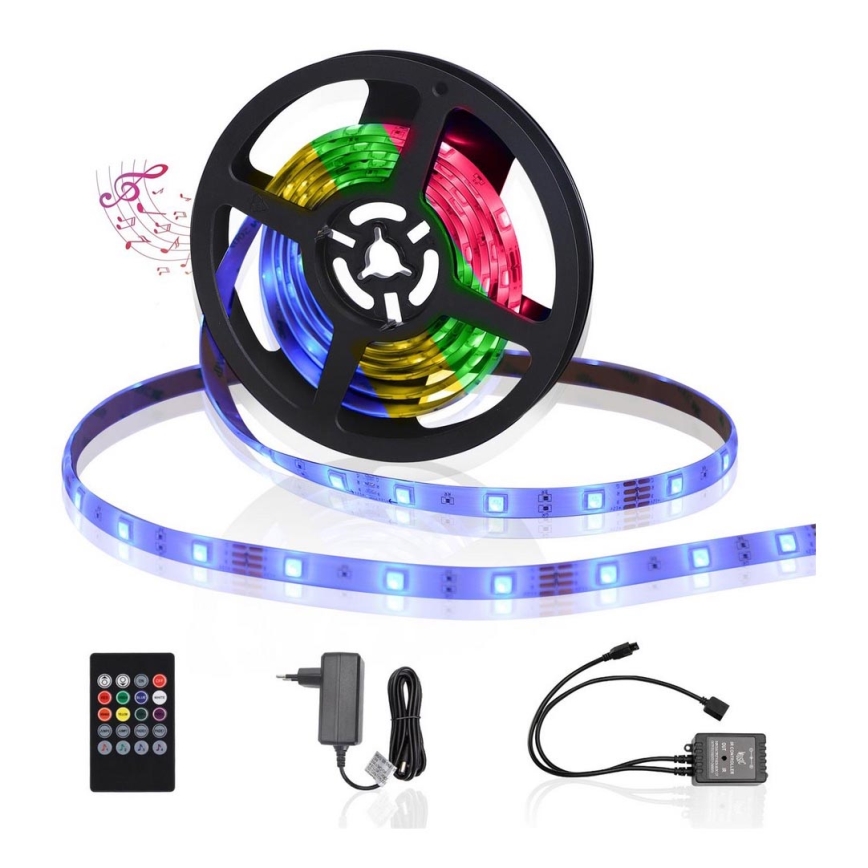 Aigostar - LED RGB Stmívatelný venkovní pásek 3m LED/24W/12/230V IP65 + dálkové ovládání