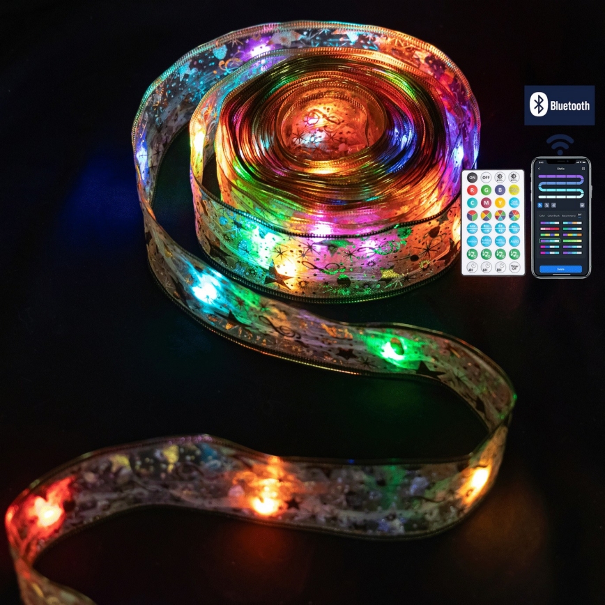 Aigostar - LED RGBICW Chytrý venkovní  řetěz MESH 100xLED 10 m IP44 + dálkové ovládání