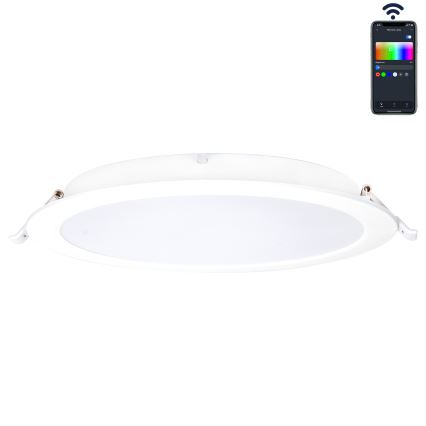 Aigostar - LED RGBW Stmívatelné koupelnové podhledové svítidlo MESH Smart LED/18W/230V 2700-6500K IP44