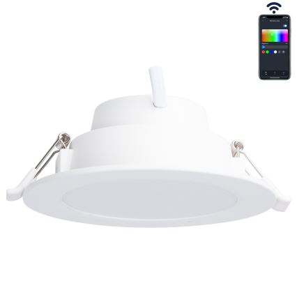 Aigostar - LED RGBW Stmívatelné koupelnové podhledové svítidlo MESH Smart LED/9W/230V 2700-6500K IP44