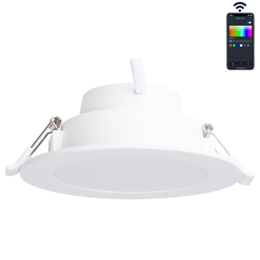 Aigostar - LED RGBW Stmívatelné koupelnové podhledové svítidlo MESH Smart LED/9W/230V 2700-6500K IP44