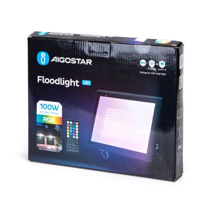 Aigostar - LED RGBW Reflektor LED/100W/230V IP65 + dálkové ovládání