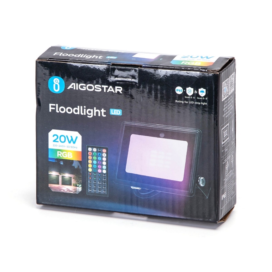Aigostar - LED RGBW Reflektor LED/20W/230V IP65 + dálkové ovládání