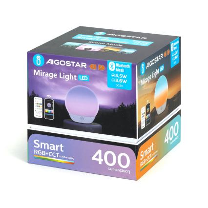 Aigostar - LED RGBW Stmívatelná stolní lampa LED/5,5W/5V Wi-Fi + dálkové ovládání