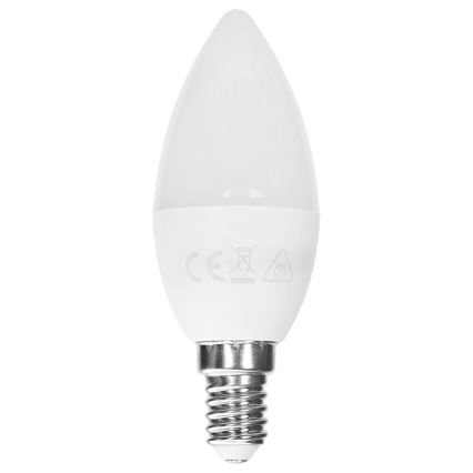 Aigostar - LED RGBW Stmívatelná žárovka C37 E14/6W/230V 3000K + dálkové ovládání