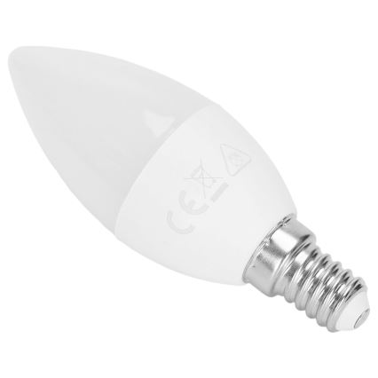 Aigostar - LED RGBW Stmívatelná žárovka C37 E14/6W/230V 3000K + dálkové ovládání