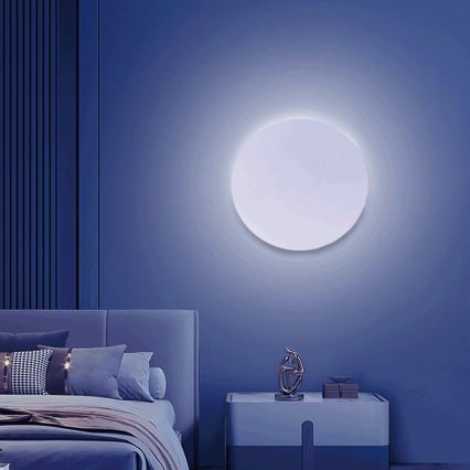 Aigostar - LED RGBW Stmívatelné nástěnné svítidlo MESH Smart LED/12W/230V 2700-6500K bílá + dálkové ovládání