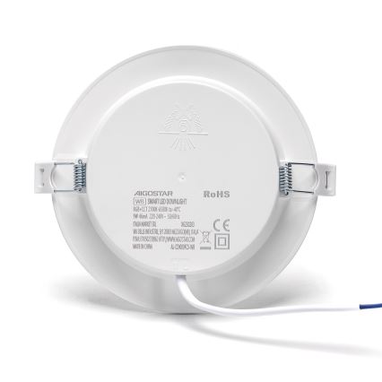 Aigostar - LED RGBW Stmívatelné podhledové svítidlo LED/9W/230V 2700-6500K pr. 14,5 cm Wi-Fi