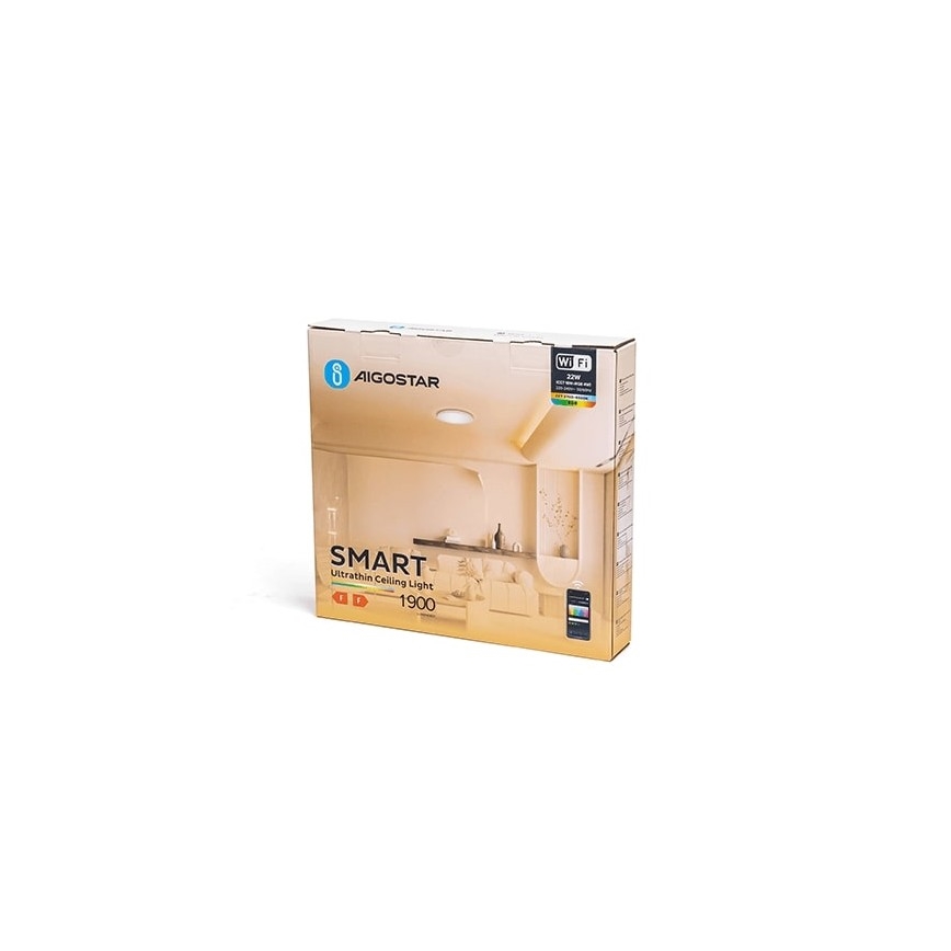Aigostar - LED RGBW Stmívatelné stropní svítidlo LED/22W/230V 2700-6500K Wi-Fi