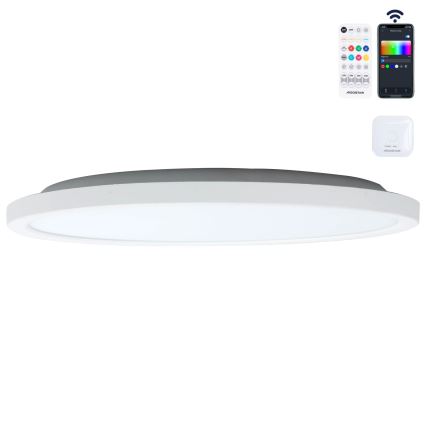 Aigostar - LED RGBW Stmívatelné stropní svítidlo MESH LED/24W/230V 3000-6500K bílá + dálkové ovládání