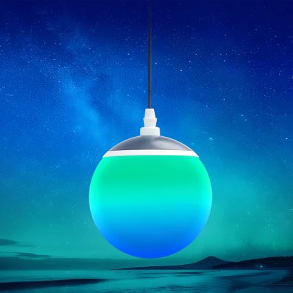 Aigostar - LED RGBW Stmívatelný lustr na lanku MESH LED/8W/230V 2700-6500K bílá + dálkové ovládání