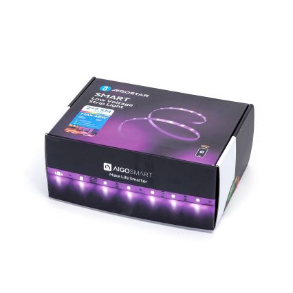 Aigostar - LED RGBW Stmívatelný pásek LED/48W/12V 2x7,5 m Wi-Fi