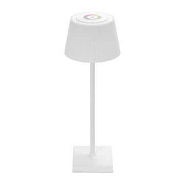 Aigostar - LED RGBW Venkovní stmívatelná nabíjecí stolní lampa LED/4W/5V 3600mAh bílá IP54