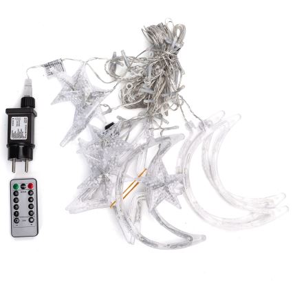 Aigostar - LED RGBY Venkovní vánoční řetěz 120xLED/8 funkcí 3x0,6m IP44 multicolor + dálkové ovládání