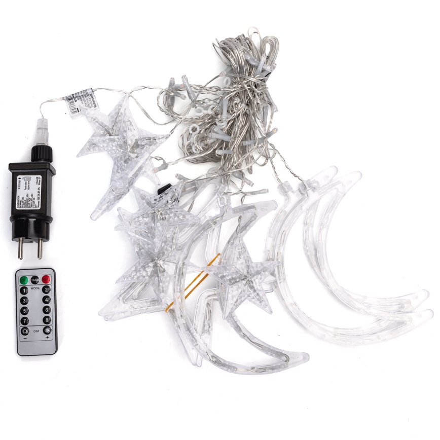 Aigostar - LED RGBY Venkovní vánoční řetěz 120xLED/8 funkcí 3x0,6m IP44 multicolor + dálkové ovládání