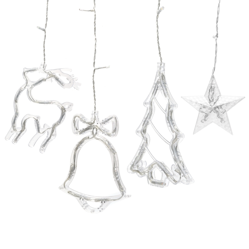 Aigostar - LED RGBY Venkovní vánoční řetěz 120xLED/8 funkcí 3x0,6m IP44 multicolor + dálkové ovládání