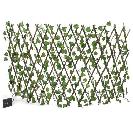 Aigostar - LED Solární dekorace 102xLED/2x0,7m IP65 300 mAh teplá bílá ivy