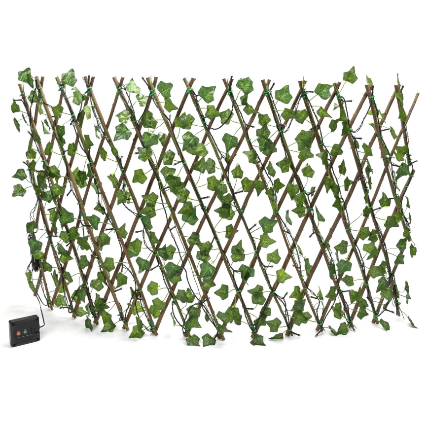 Aigostar - LED Solární dekorace 102xLED/2x0,7m IP65 300 mAh teplá bílá ivy