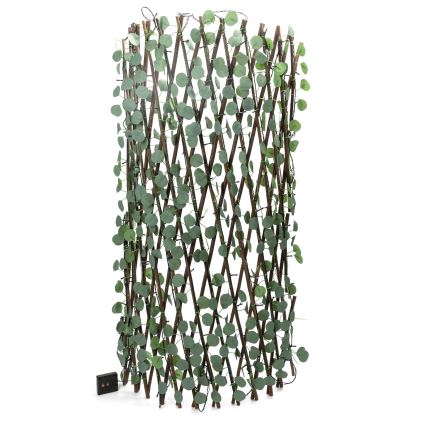 Aigostar - LED Solární dekorace 148xLED/2x1,2m IP65 300 mAh teplá bílá eukalyptus