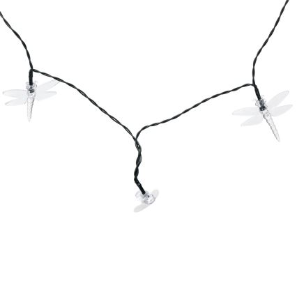 Aigostar - LED Solární dekorační řetěz 50xLED/8 funkcí 10 m 800 mAh IP65 teplá bílá