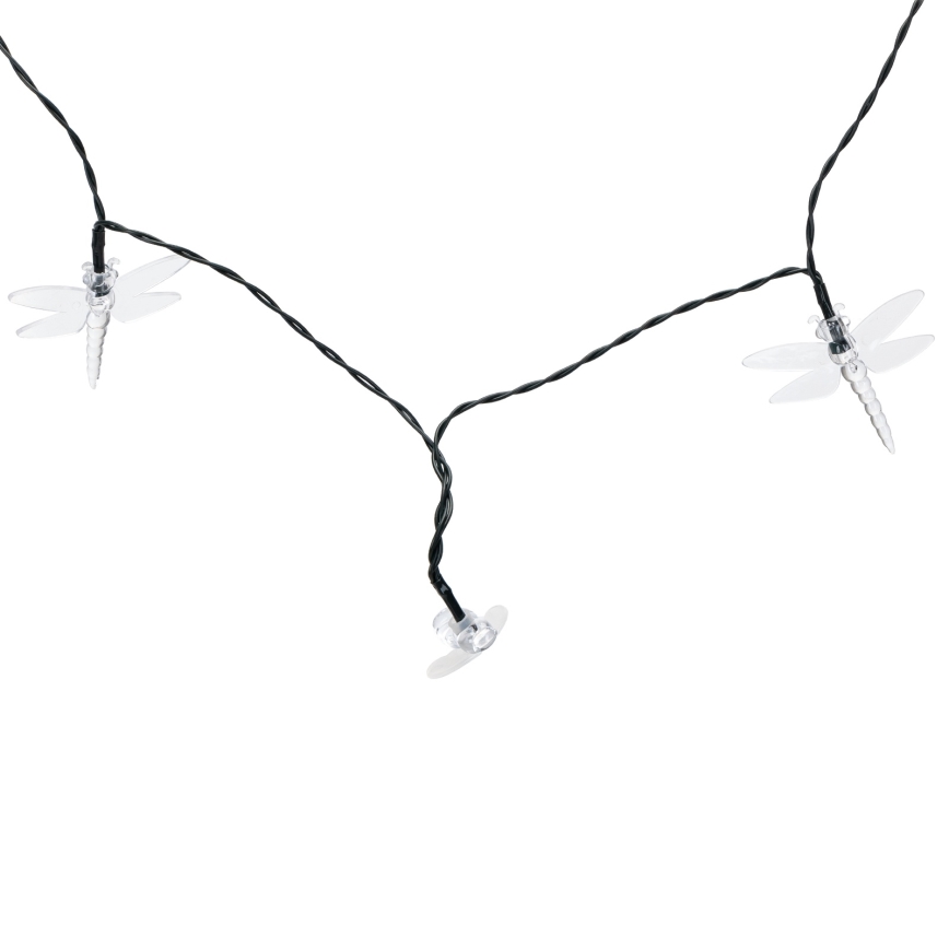 Aigostar - LED Solární dekorační řetěz 50xLED/8 funkcí 10 m 800 mAh IP65 teplá bílá