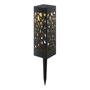 Aigostar - LED Solární lampa LED/0,006W/1,2V 100 mAh 28,5 cm černá 3000K IP44