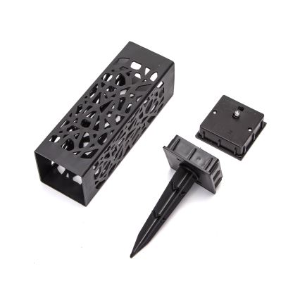 Aigostar - LED Solární lampa LED/0,006W/1,2V 28,5cm černá 100 mAh 6500K  IP44