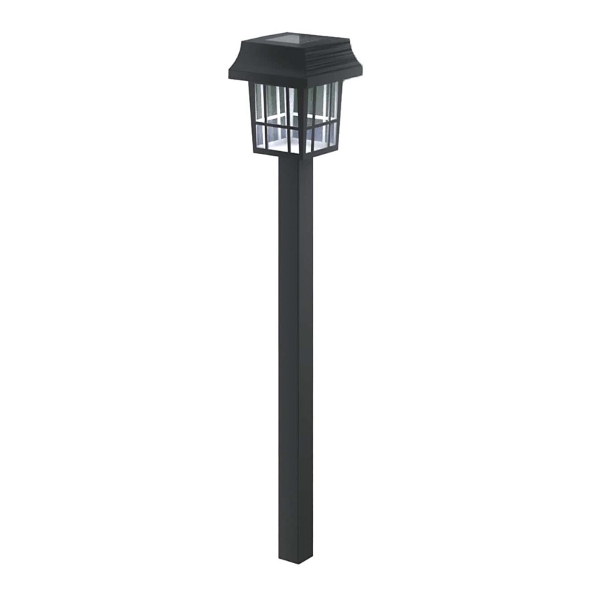 Aigostar - LED Solární lampa LED/0,006W/1,2V 32 cm 40 mAh černá 6500K IP44