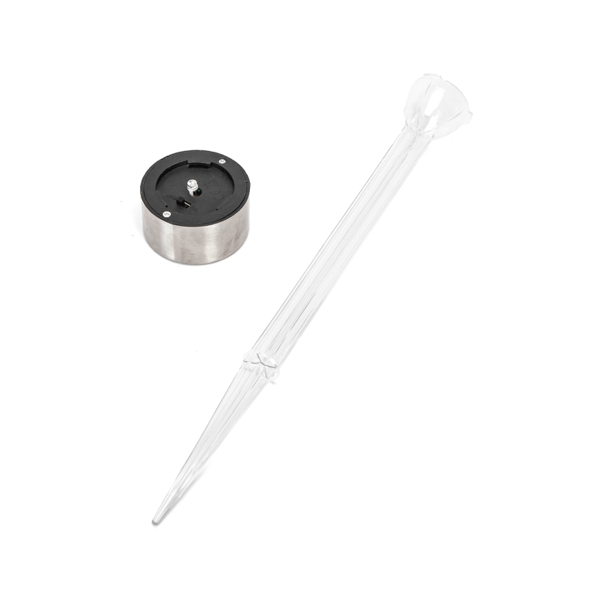 Aigostar - LED Solární lampa LED/0,006W/1,2V 32cm matný chrom 2700K IP44
