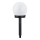 Aigostar - LED Solární lampa LED/0,006W/1,2V 33cm 40 mAh černá 6500K IP44